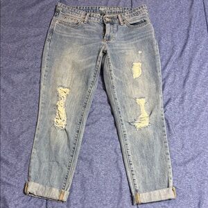 GAP Women's Boyfriend Jeans in Light Blue